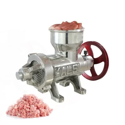 Kalsi No. 128 Fully Stainless Steel Meat Mincer for Kebab Making, 30kg/hr, Required Motor 3 HP